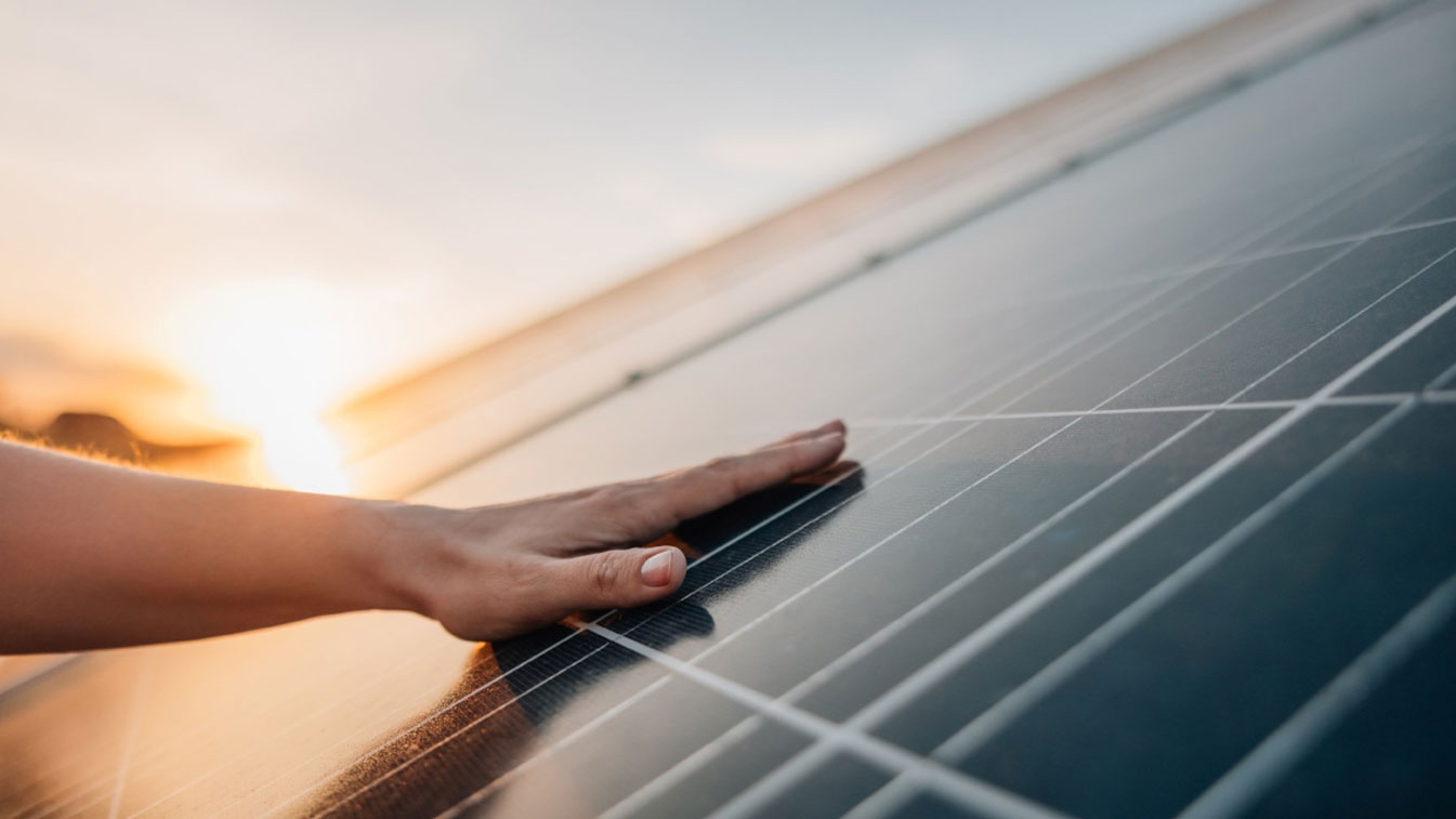 Deltec-Energy-Solutions-Solar-Panel-at-Sunrise
